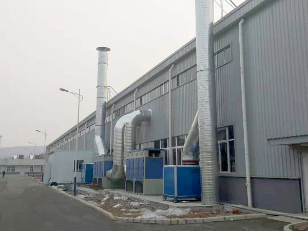 濟南某機動車制造企業(yè)焊接煙塵凈化及汽車尾氣直排系統(tǒng)竣工 濟南某機動車制造企業(yè)焊接煙塵凈化及汽車尾氣直排系統(tǒng)竣工