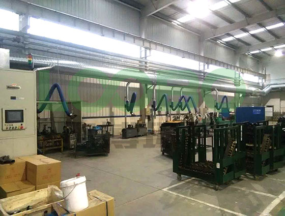 鄭州江東汽車零部件有限公司焊煙凈化工程順利竣工 鄭州江東汽車零部件有限公司焊煙凈化工程順利竣工