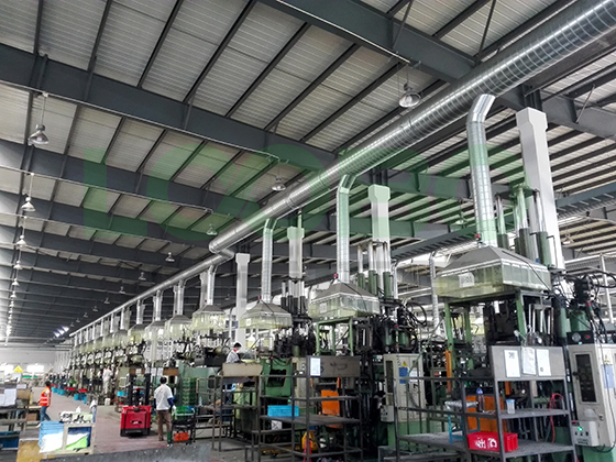 江蘇某減震件有限公司廢氣治理項(xiàng)目竣工 江蘇某減震件有限公司廢氣治理項(xiàng)目竣工