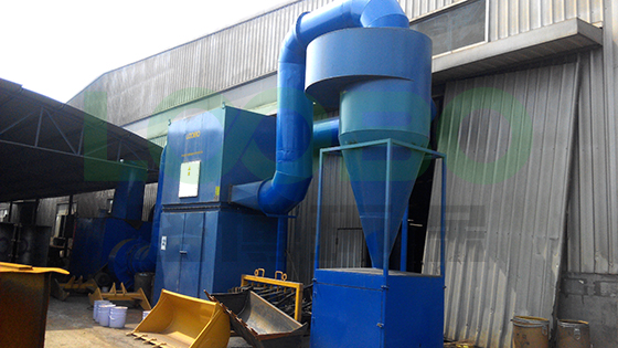 明宇重工噴沙房除塵項(xiàng)目竣工 明宇重工噴沙房除塵項(xiàng)目竣工