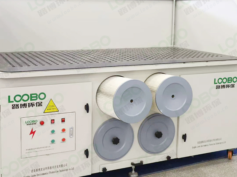 打磨除塵工作臺局部圖 打磨除塵工作臺局部圖